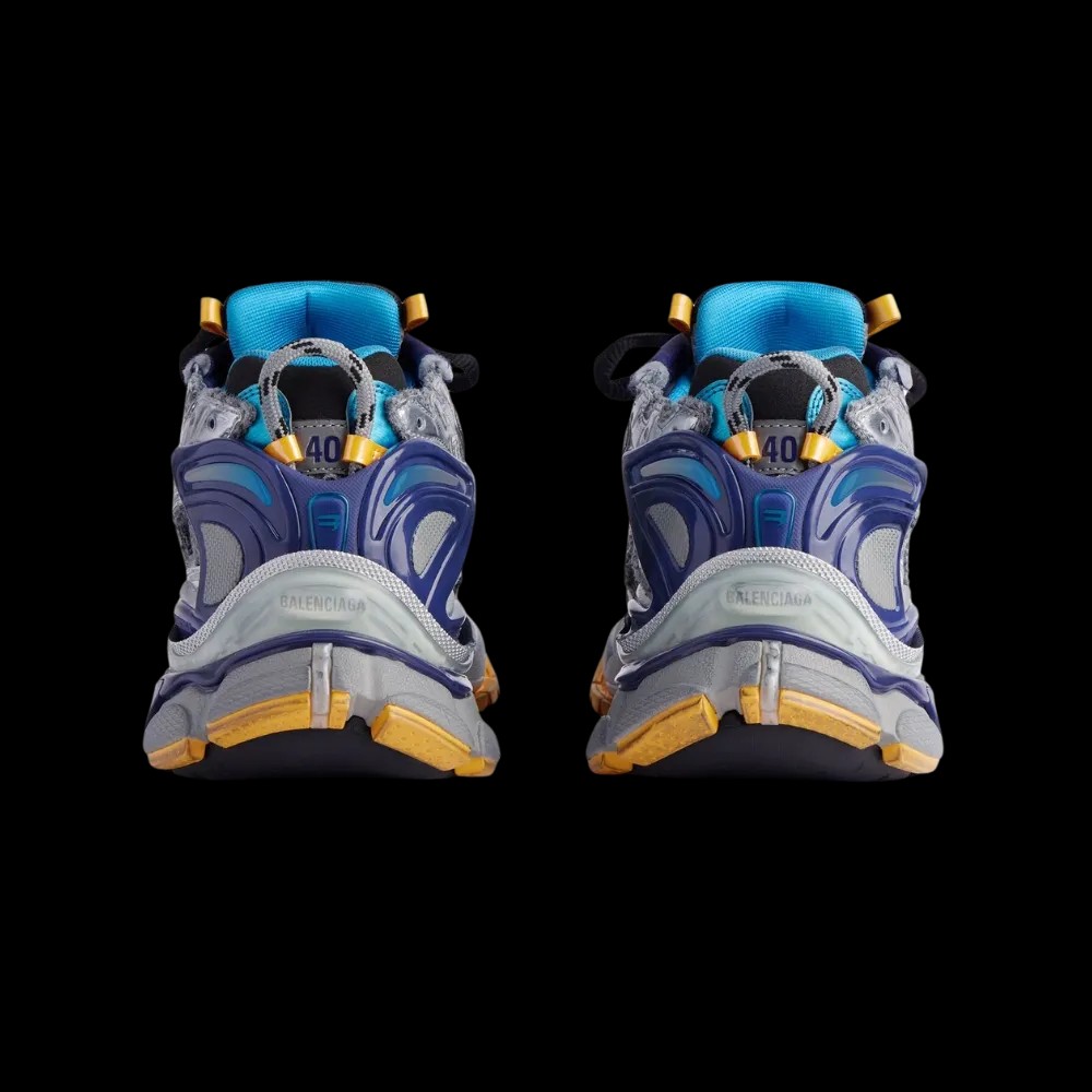 Balenciaga Runner Sneaker In Blue - HypeFly India View 2