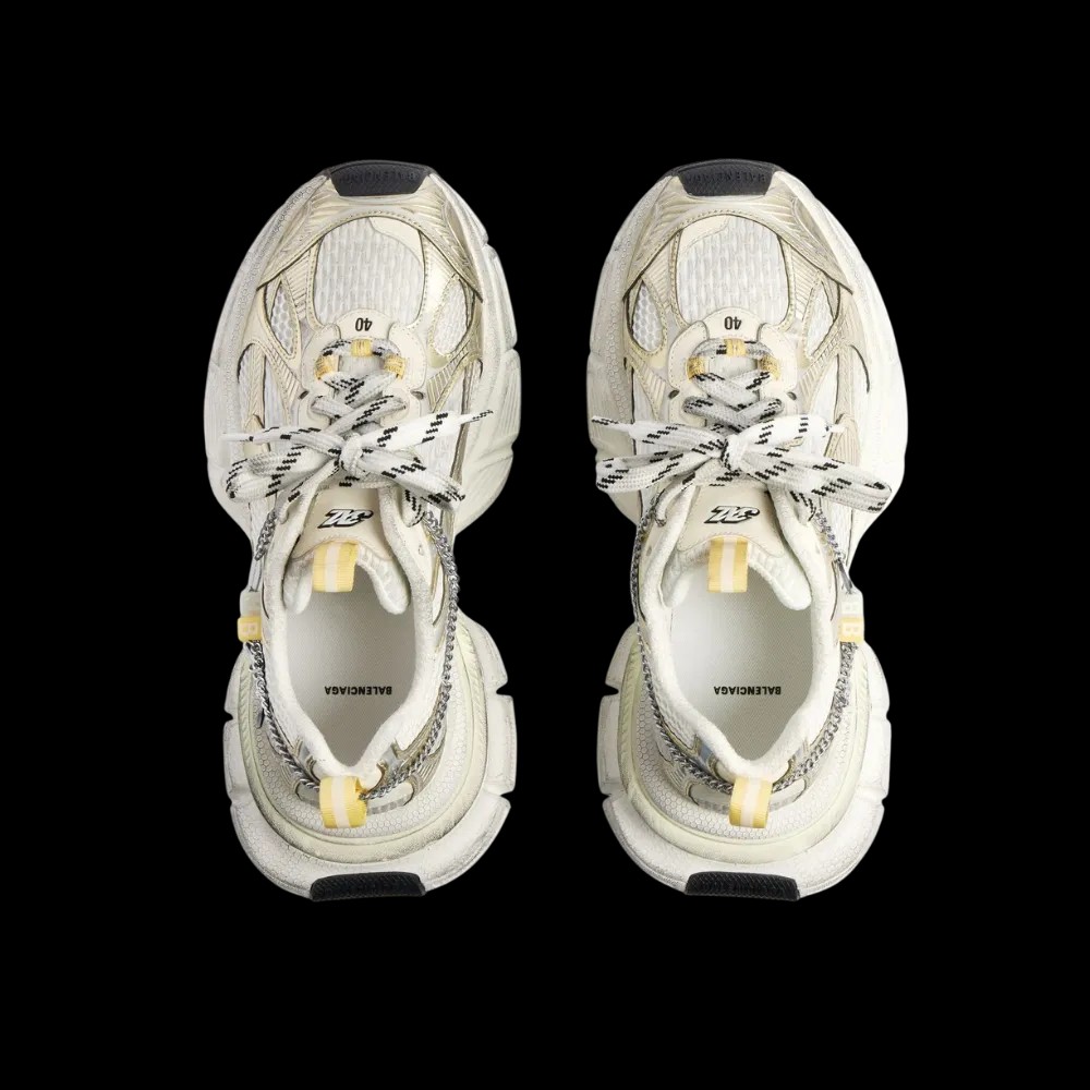Balenciaga 3XL Sneaker With Charms In White - HypeFly India View 4