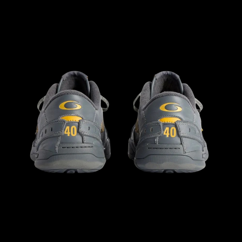 Balenciaga Hamptons Worn-Out Sneaker In Grey and Yellow - HypeFly India View 2