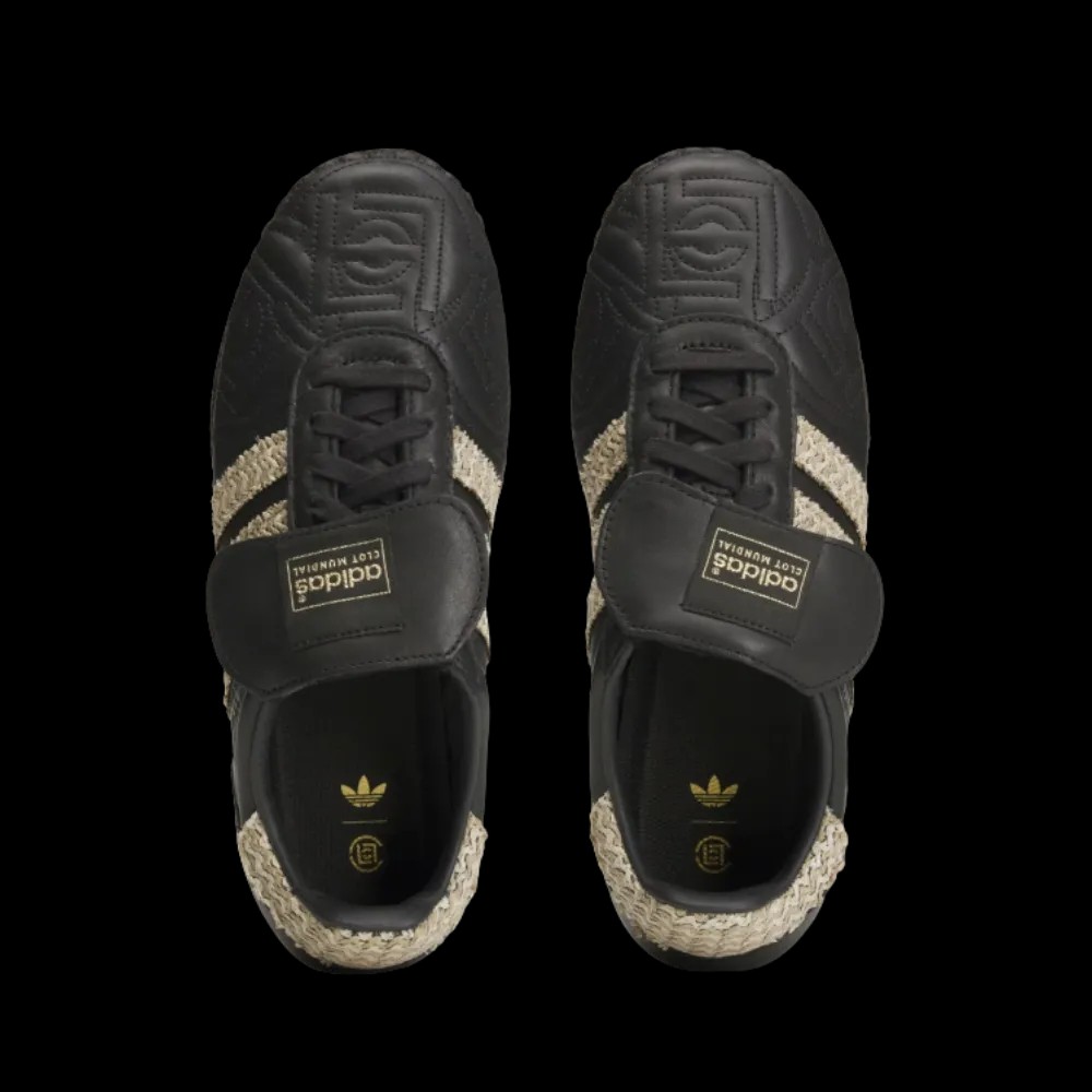 Clot x Adidas Mundial 'Core Black Hemp' - HypeFly India View 4