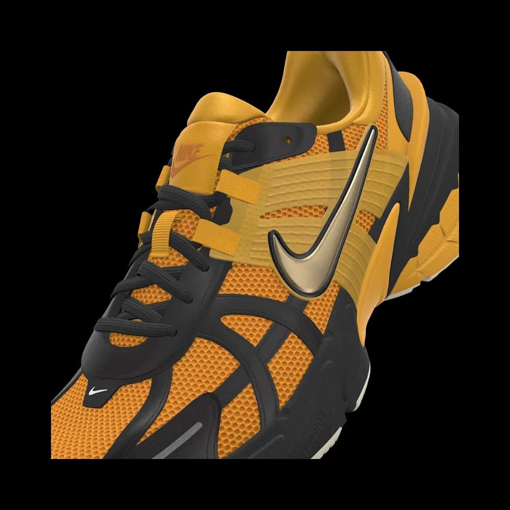 Nike V2K Run By You Yellow - HypeFly India View 4