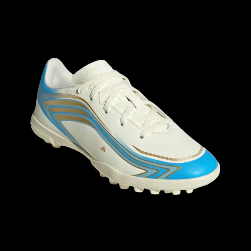 Adidas F50 Messi Club Turf Soccer Cleats Kids Semi Blue Burst - HypeFly India View 5
