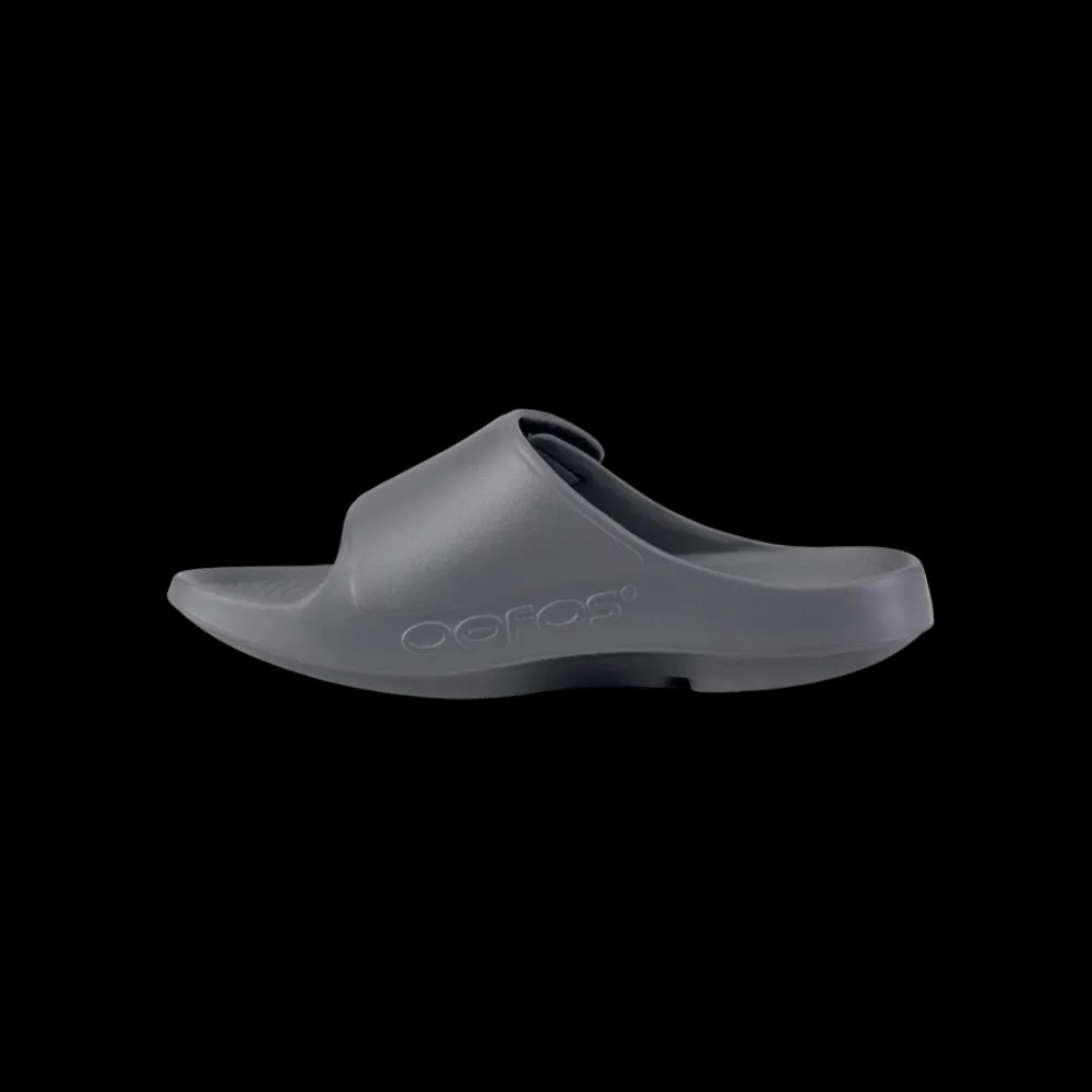 Oofos OOahh Sport Flex Sandal Slate - HypeFly India View 3