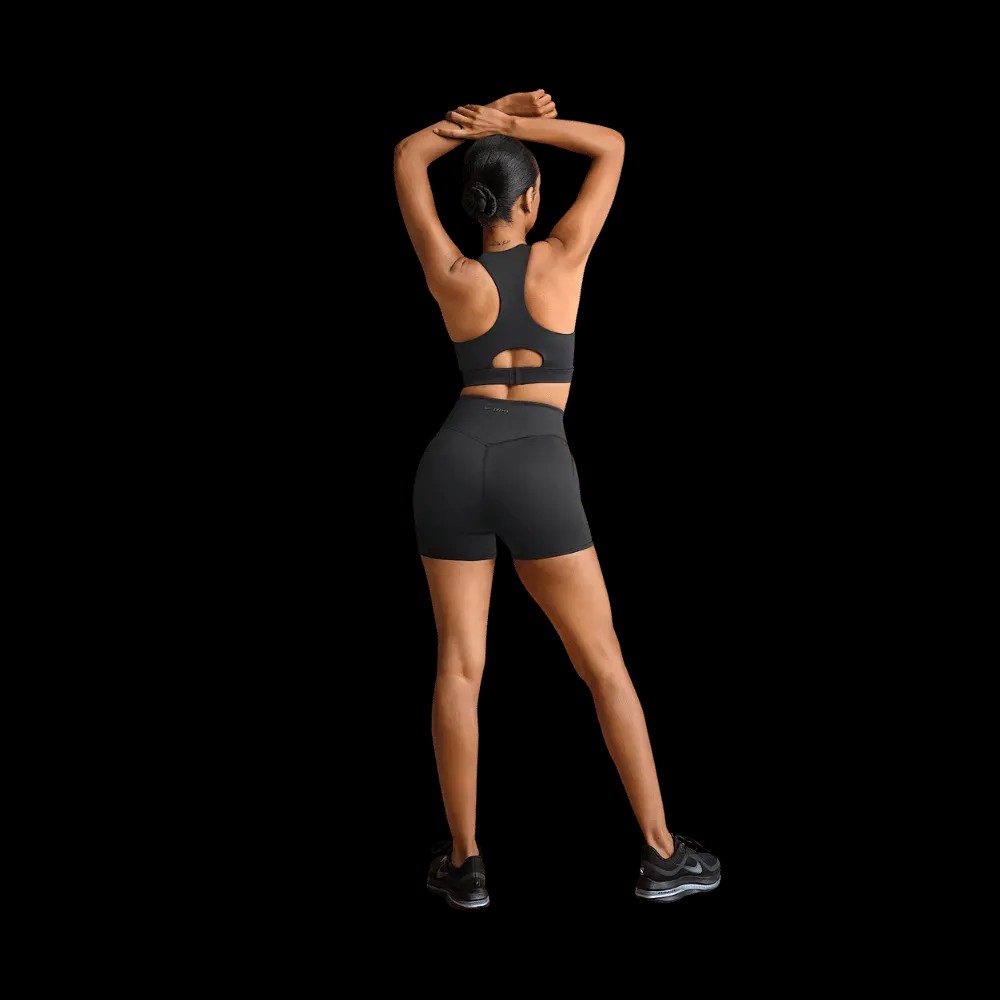 Nike X Skims Women's High-Neck Bra Obsidian - HypeFly India View 2