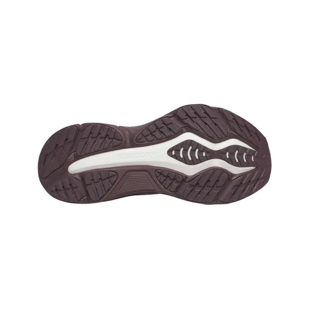 Saucony Hurricane 25 White | Wine - HypeFly India View 3