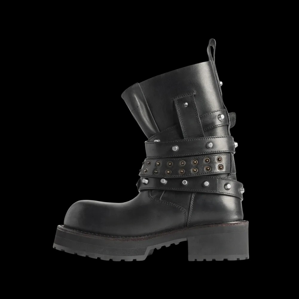 Balenciaga Venom City Bootie In Black - HypeFly India View 3