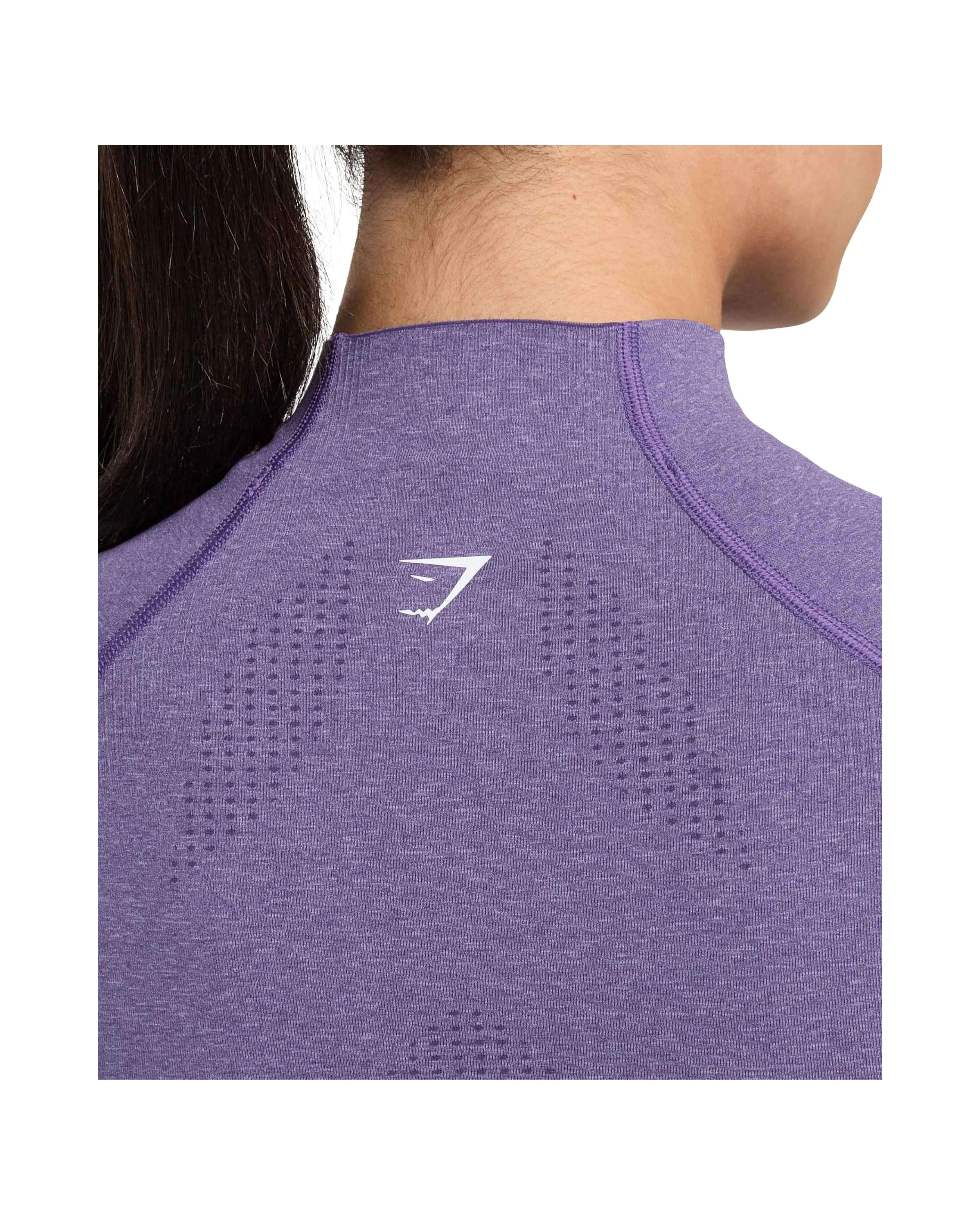 Gymshark Vital Midi Zip Up Jacket Functional Purple - HypeFly India View 5