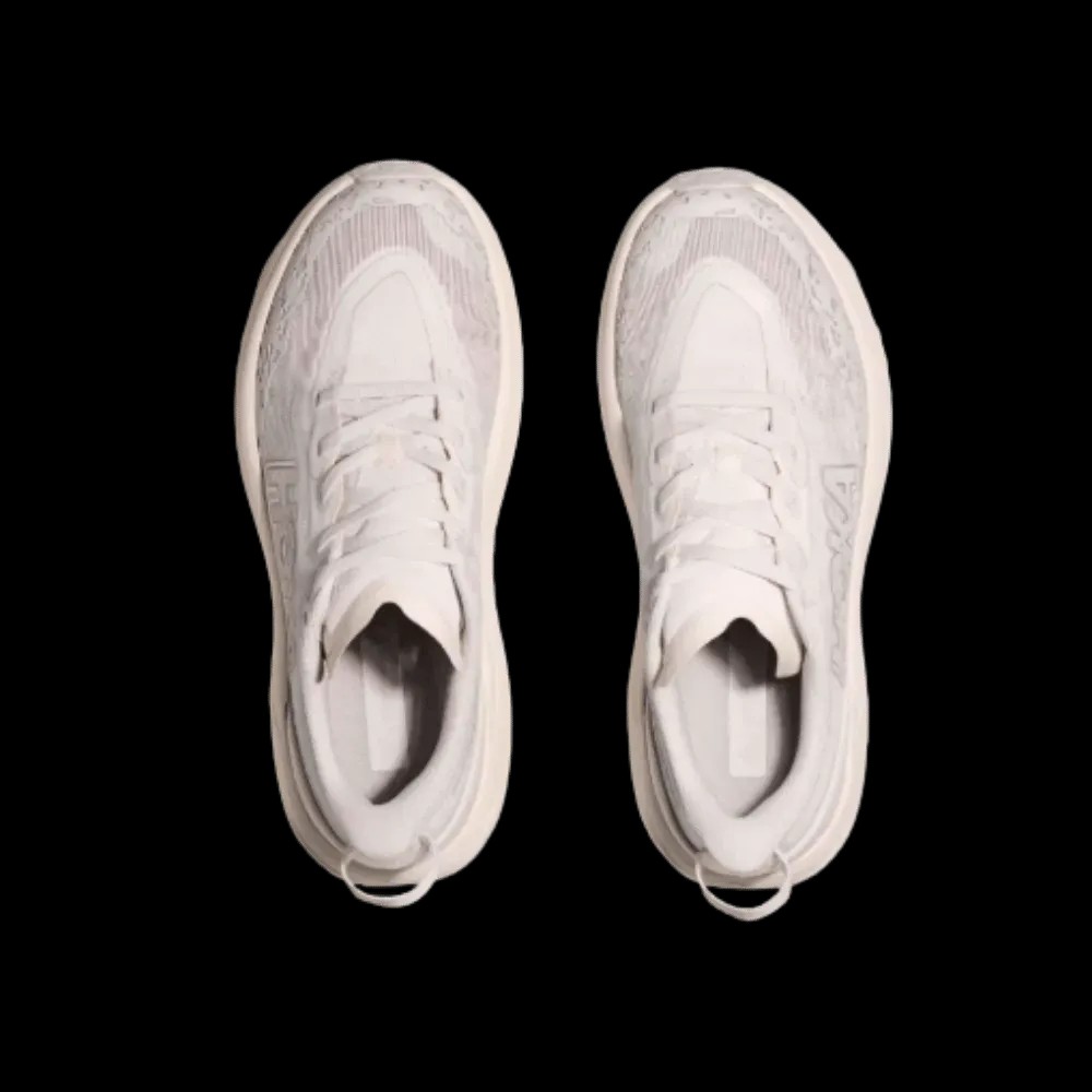 Hoka Speedgoat 6 white / frost - HypeFly India View 3