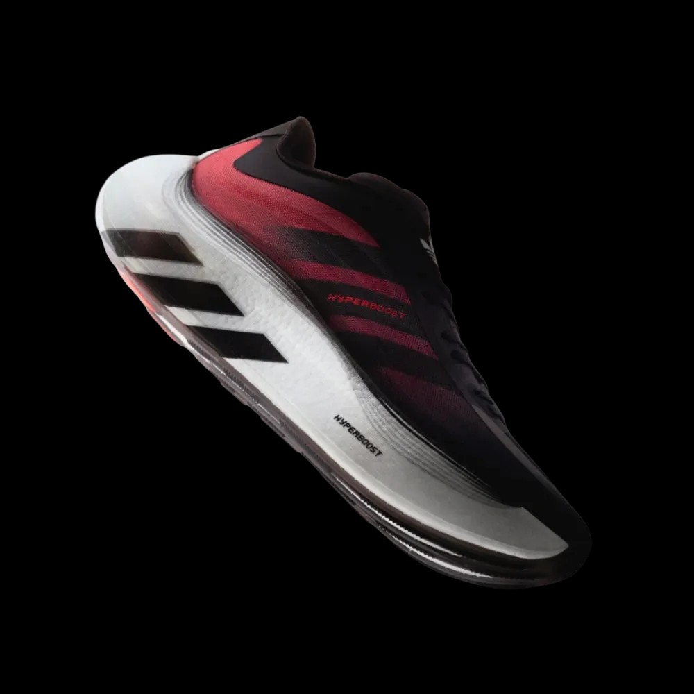 Adidas Hyperboost EPHR LT 'Core Black / Solar Red' - HypeFly India View 4