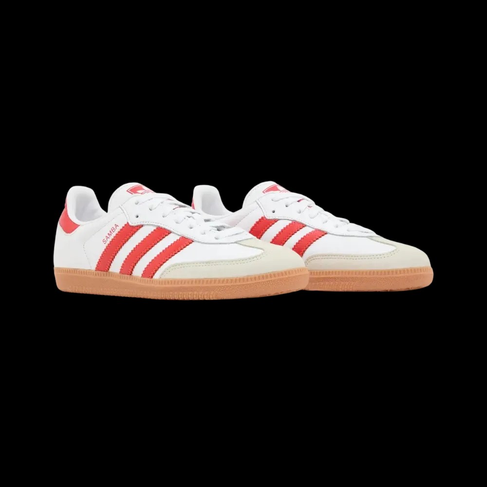 Adidas Samba OG 'White Solar Red Gum' - HypeFly India View 5