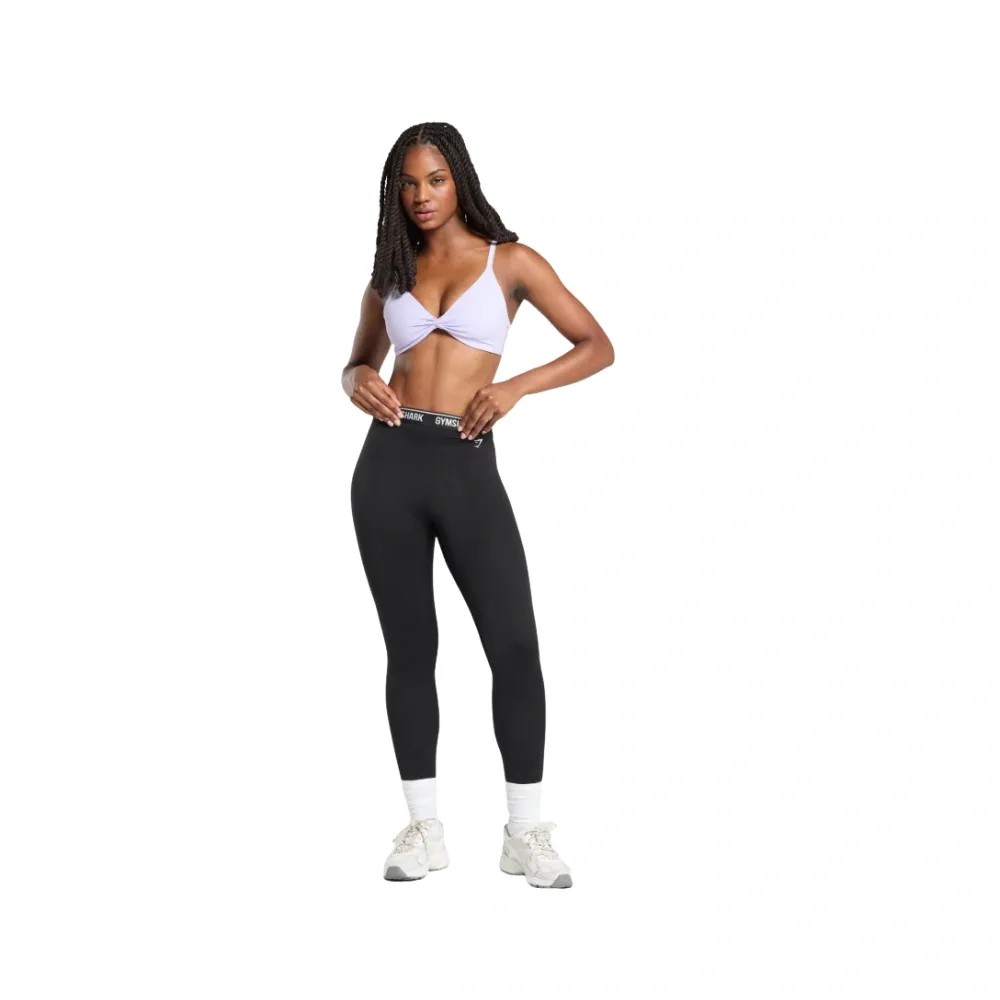 Gymshark Twist Front Bralette - Light Support Fresh Lilac - HypeFly India View 5