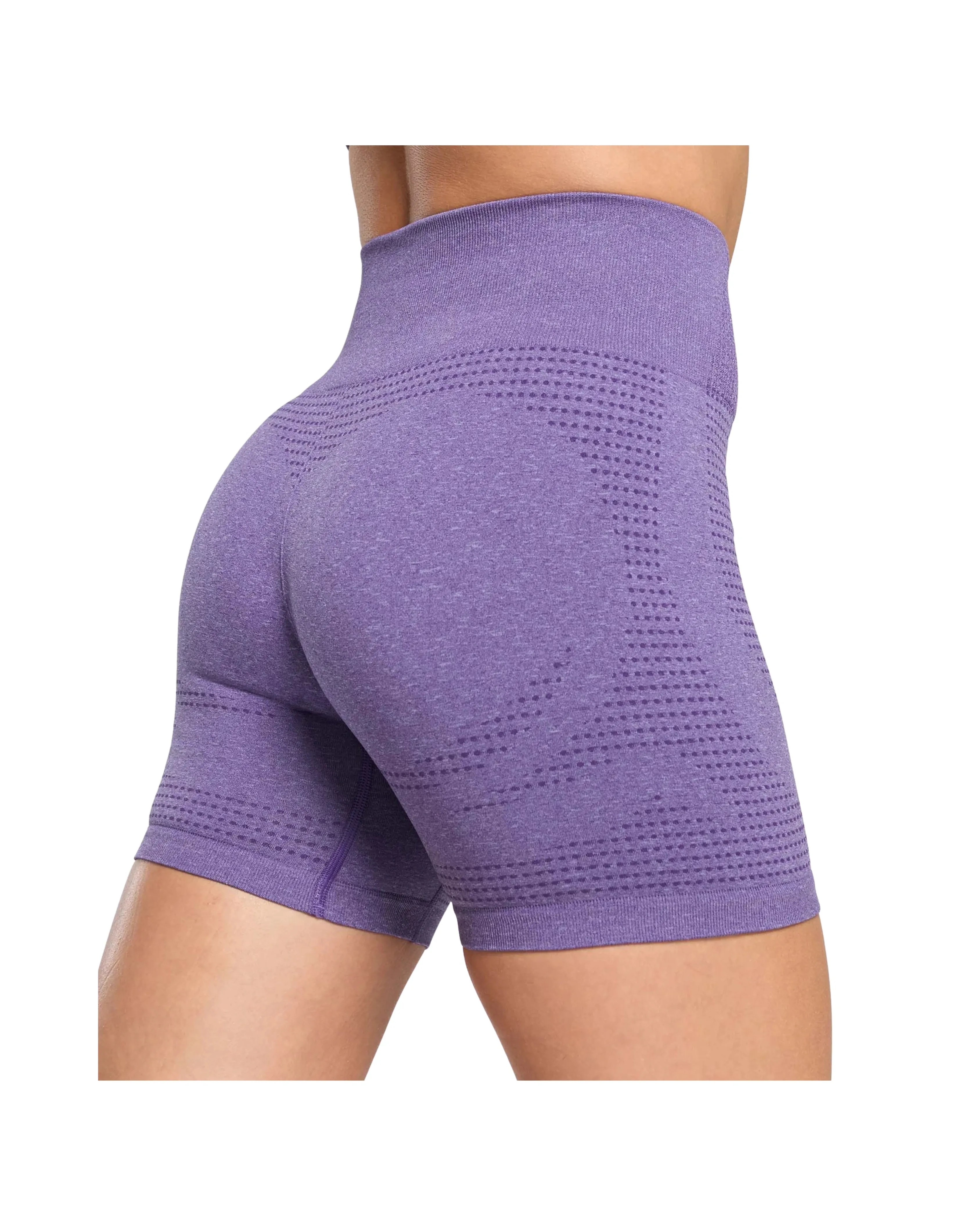 Gymshark Vital Shorts body fit Functional Purple Marl - HypeFly India View 5