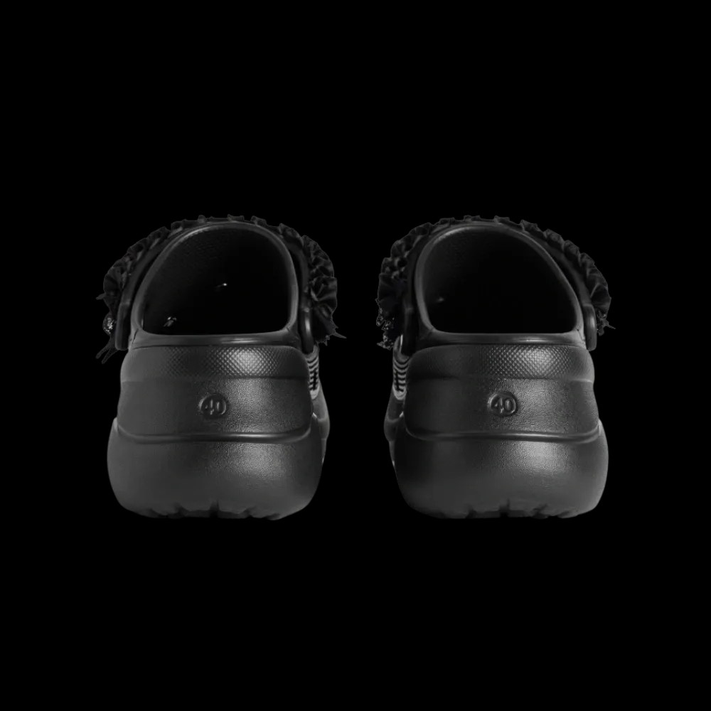 Balenciaga Crocs Mule Jibbitz In Black - HypeFly India View 2