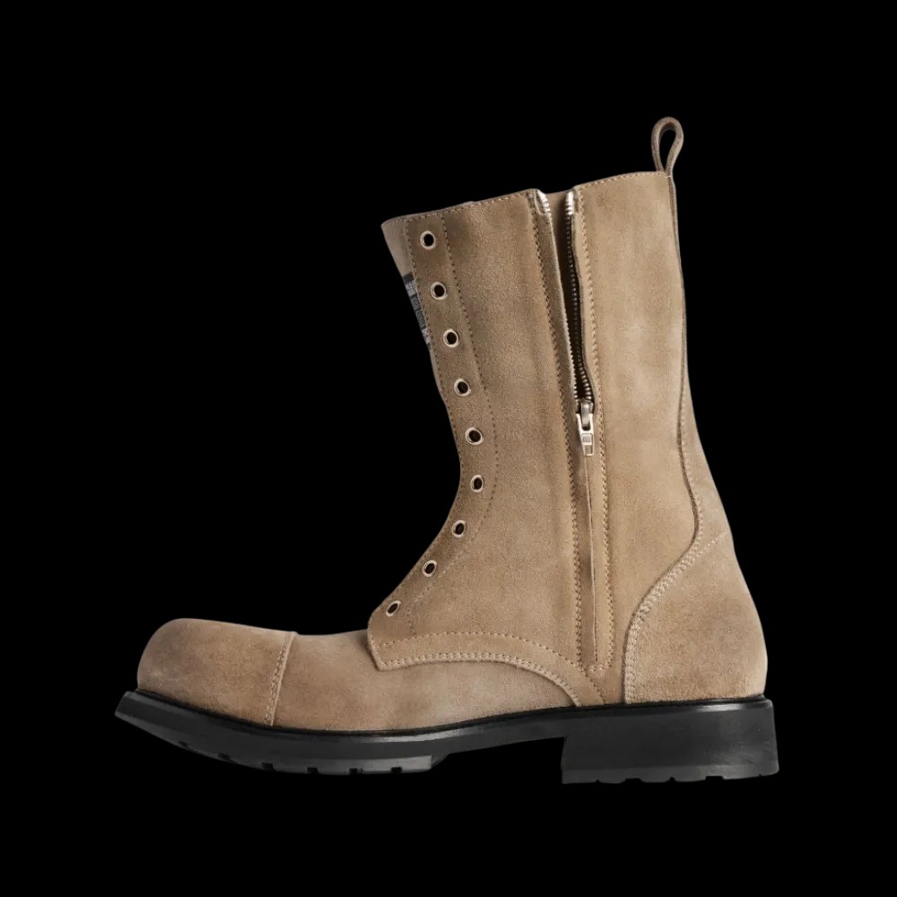 Balenciaga Truck Lace-Up Boot In Sand - HypeFly India View 3