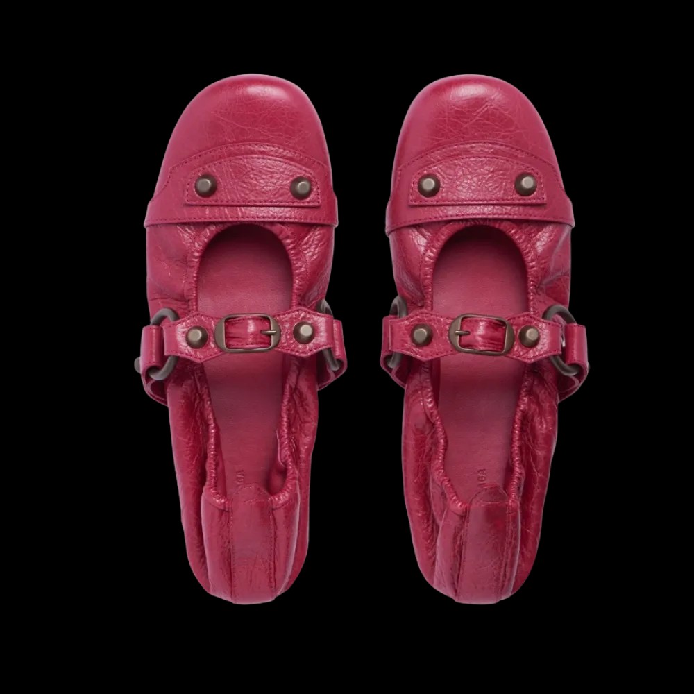 Balenciaga City Ballerina In Framboise - HypeFly India View 4
