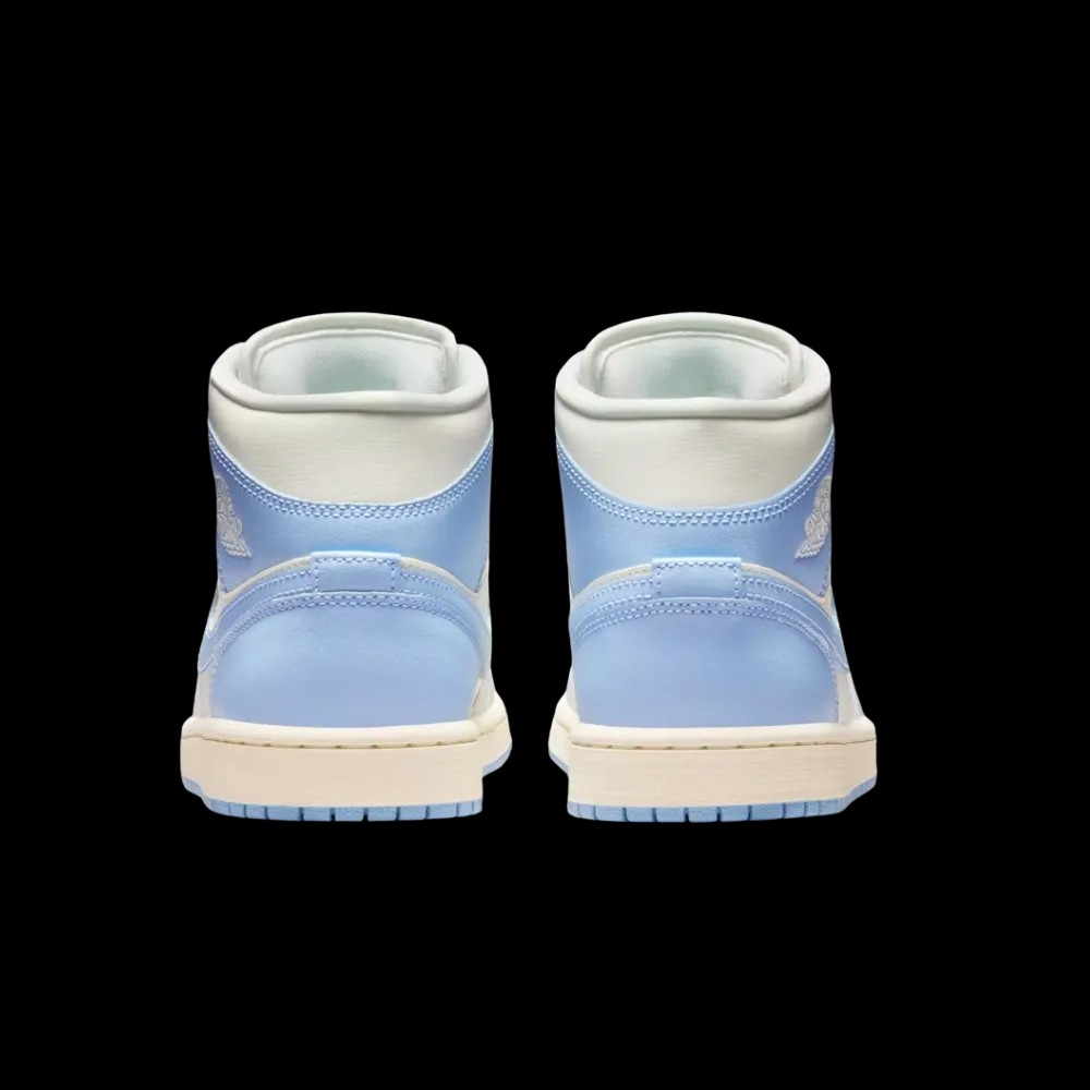 Air Jordan 1 Mid 'Psychic Blue Sail Coconut Milk' - HypeFly India View 2