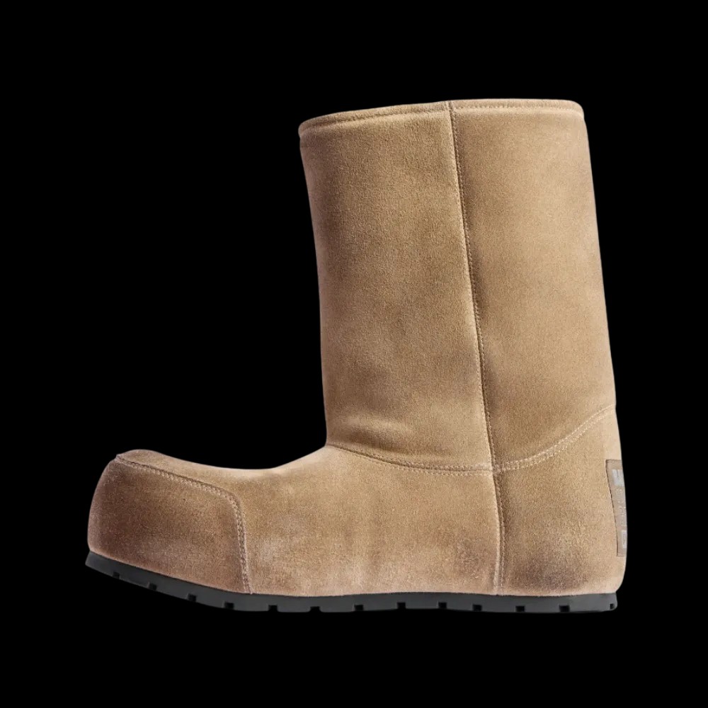 Balenciaga Dumbo Bootie In Beige - HypeFly India View 3