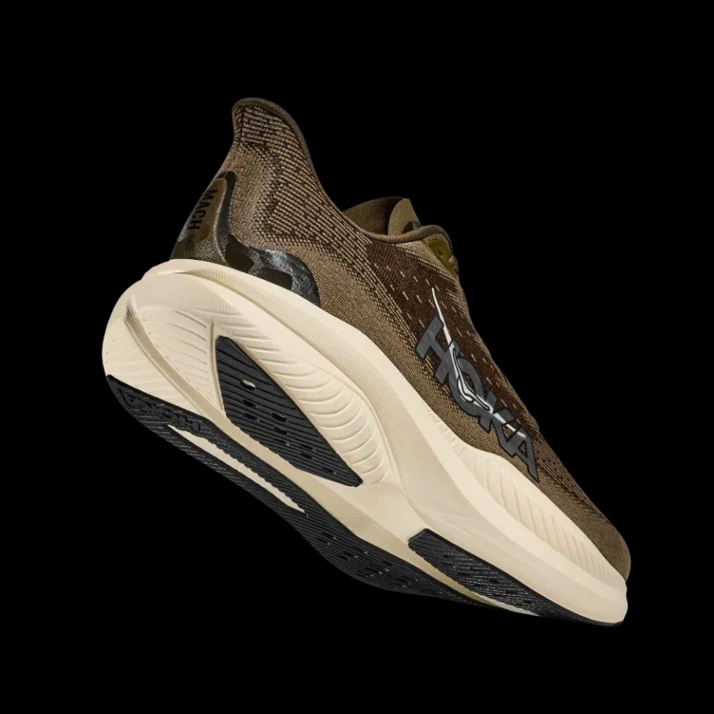 Hoka Mach 6 Antique Olive/Truffle Salt - HypeFly India View 3