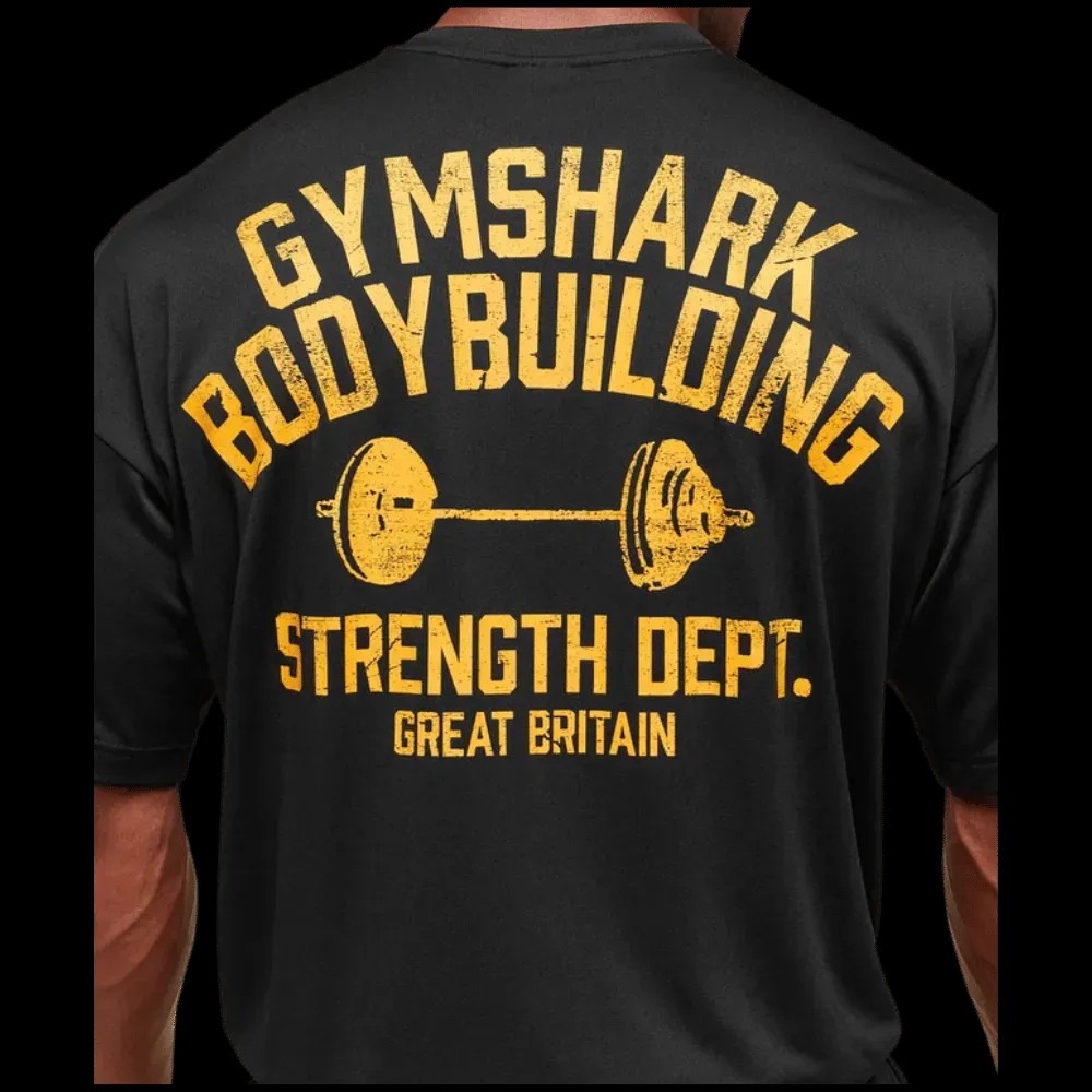 Gymshark Olympic Bar T-Shirt Black - HypeFly India View 5