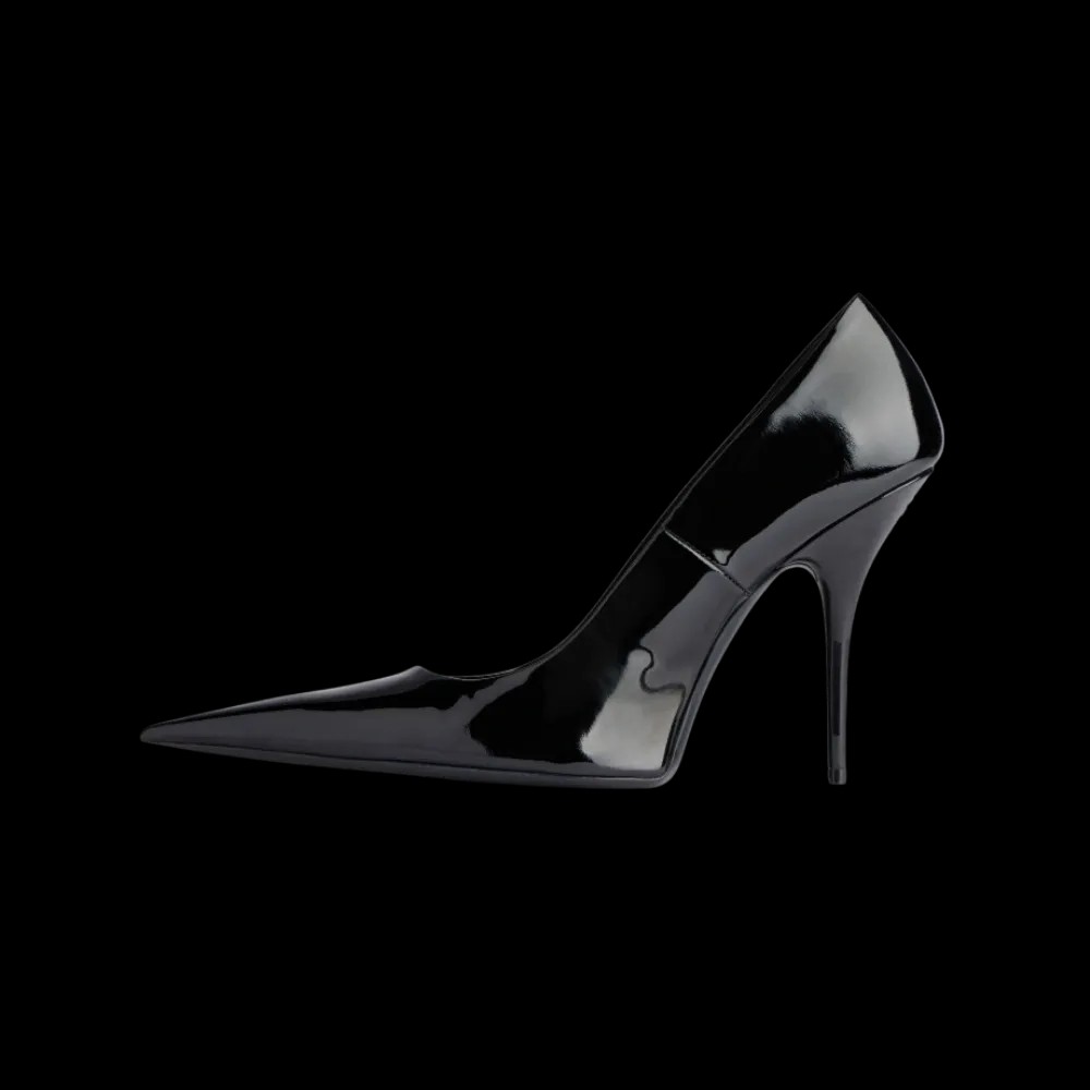 Balenciaga Avenue Pump In Black - HypeFly India View 3