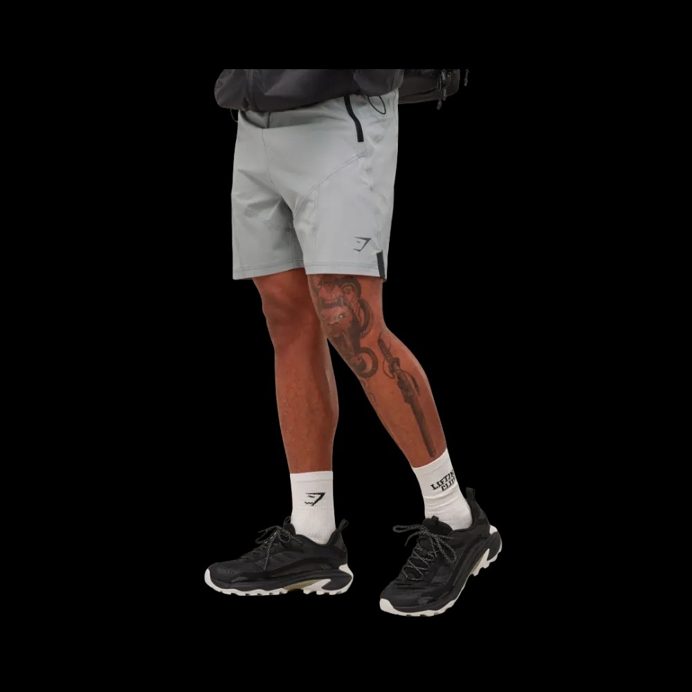 GymShark Tactical 6" Smokey Grey - HypeFly India View 3
