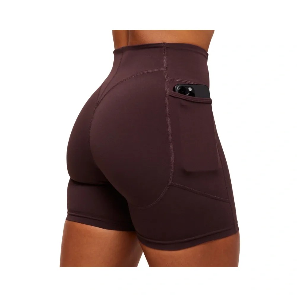 Gymshark Lifting Pocket Shorts Cherry Purple - HypeFly India View 3