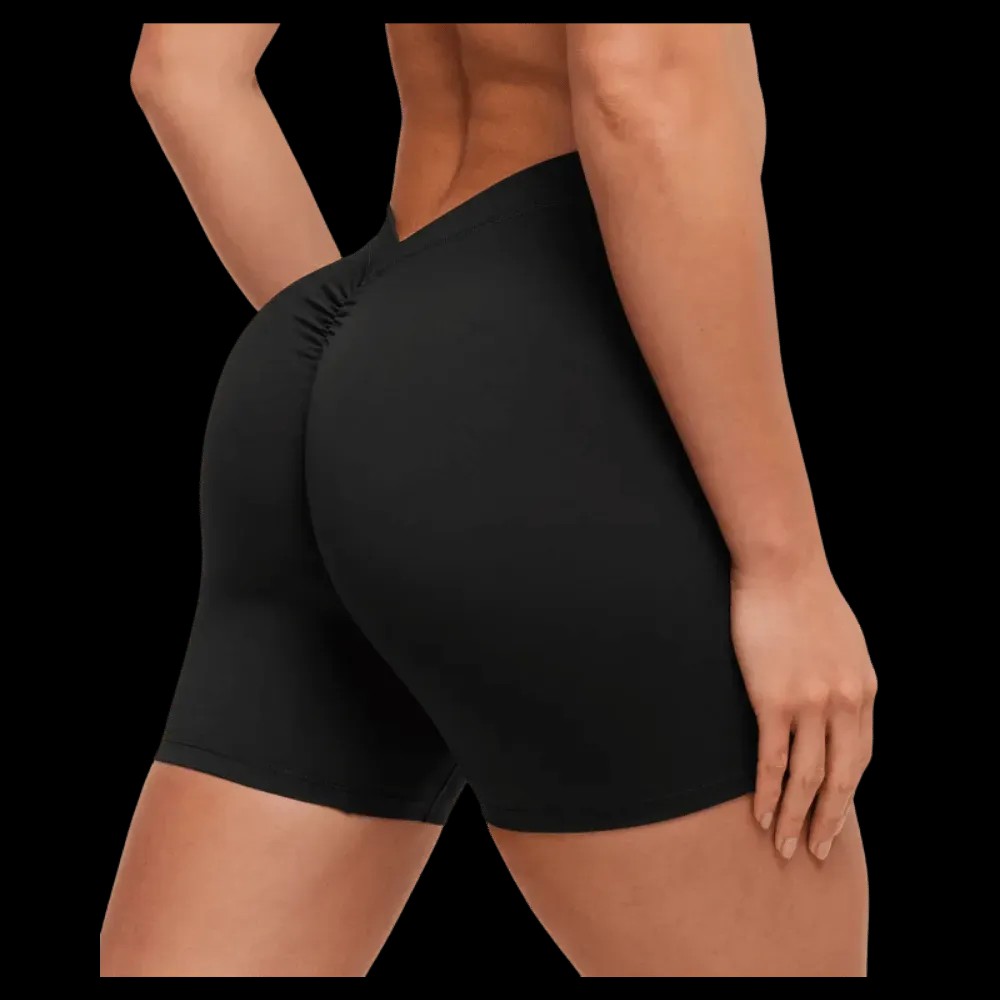 Gymshark Lifting Dipped Waistband Short Black - HypeFly India View 3