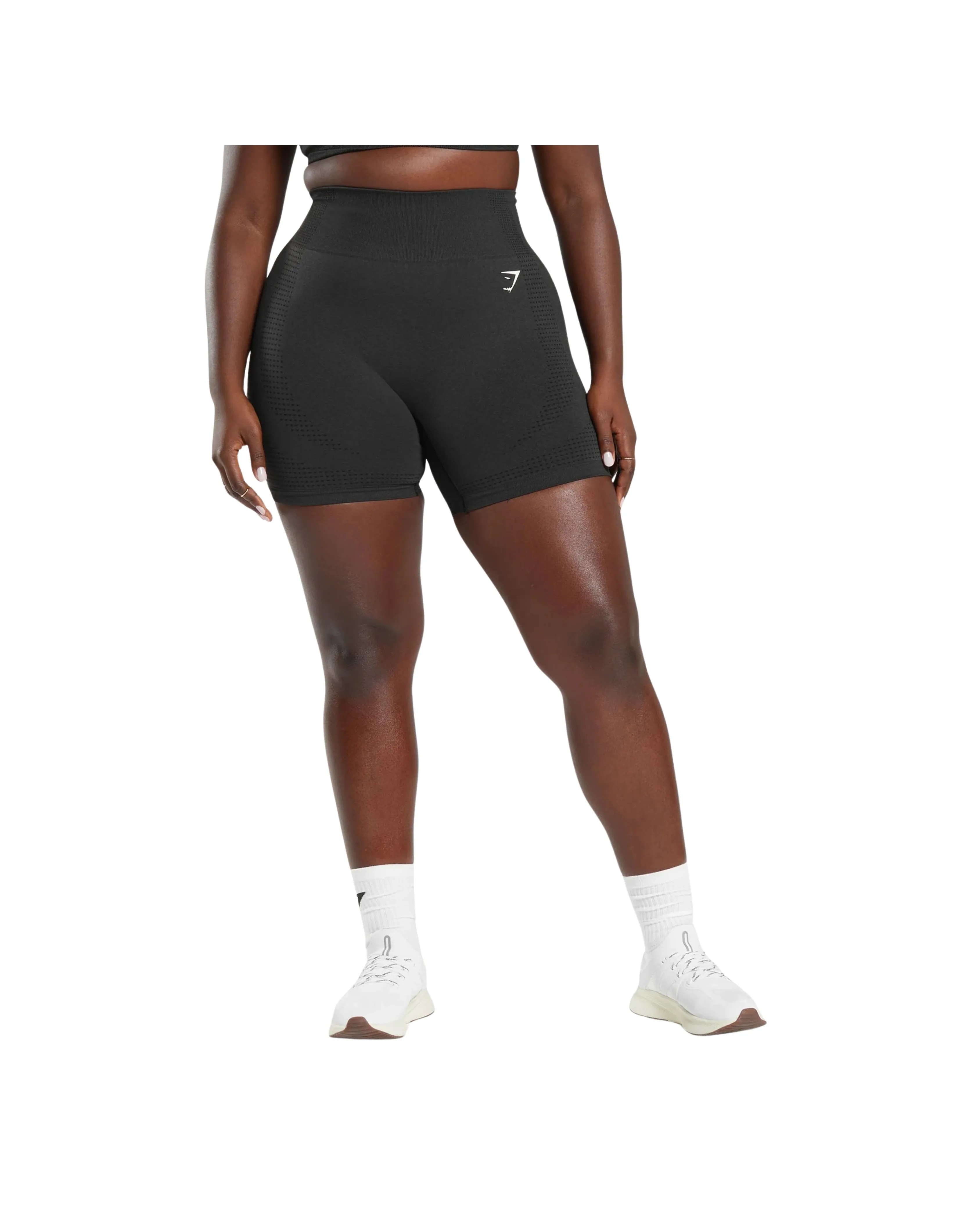 Gymshasrk Vital Shorts compression fit Black Marl - HypeFly India View 5