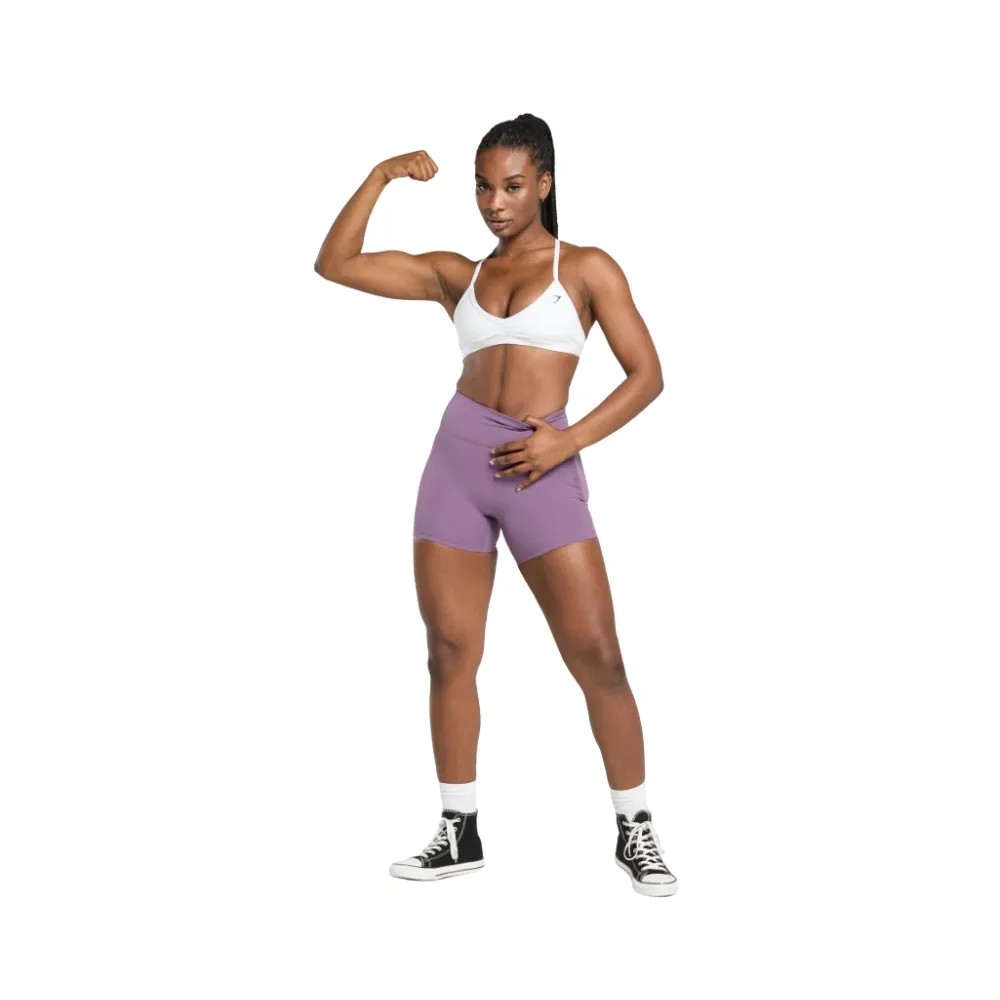 Gymshark Lifting Pocket Shorts Mood Purple - HypeFly India View 5