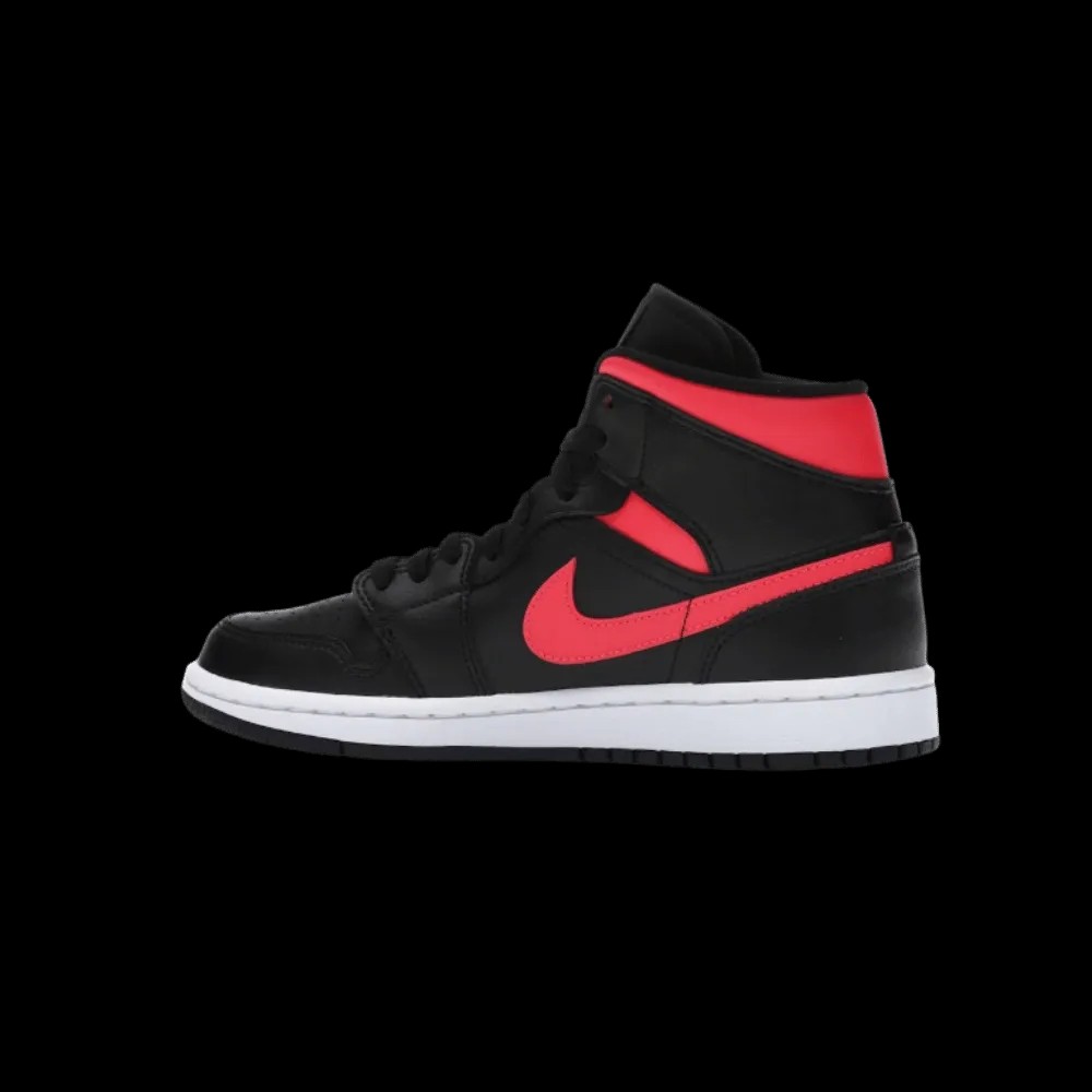 The Jordan 1 Mid 'Black Siren Red' - HypeFly India View 2