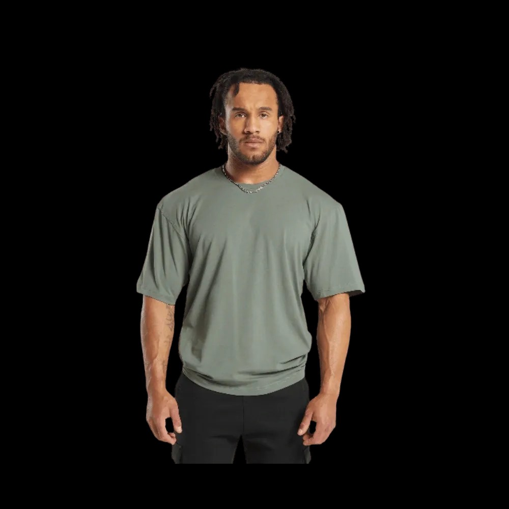 Gymshark Power T-Shirt Oversized Fit Unit Green - HypeFly India View 1