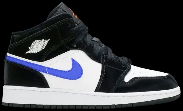 Air Jordan 1 Mid GS 'Black Racer Blue' - HypeFly India View 1