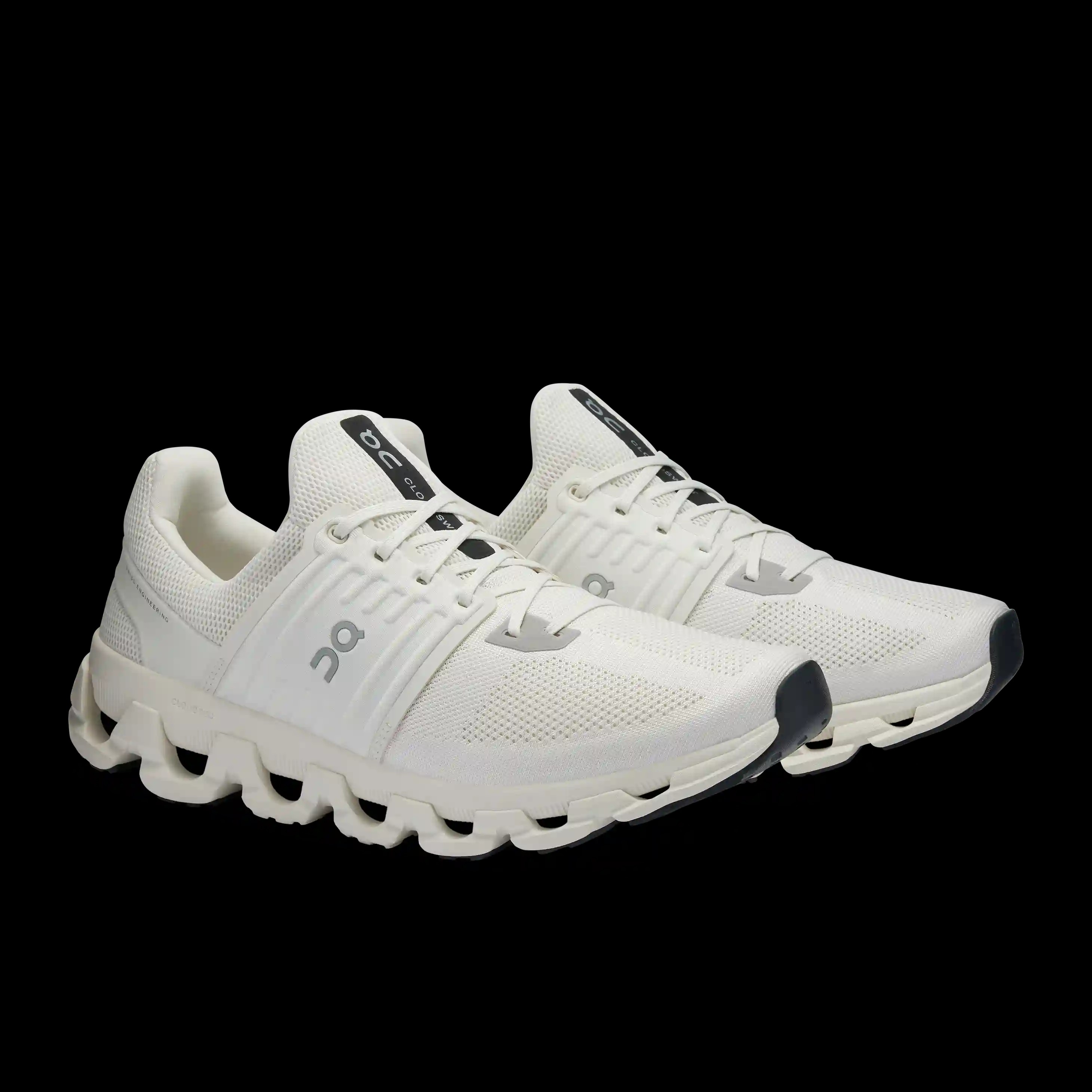 Cloudswift 3 AD Ice Black On Running - HypeFly India View 3