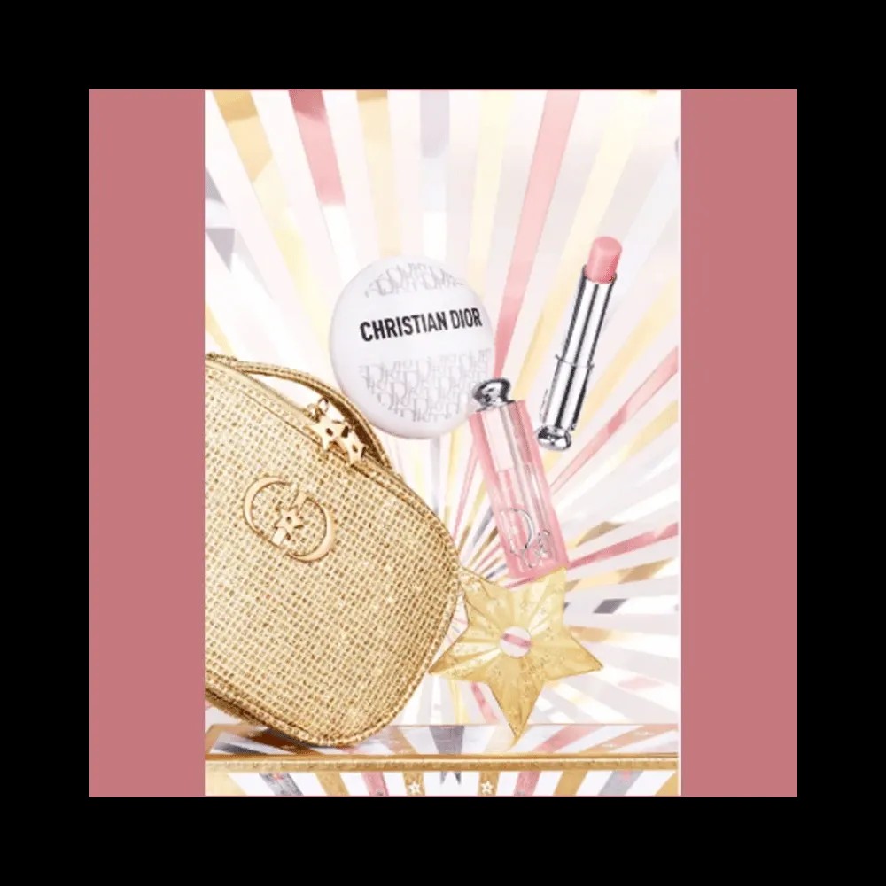 Dior 25th Anniversary Christmas Limited Edition Addict Lip Glow + Lip Balm Set - HypeFly India View 2