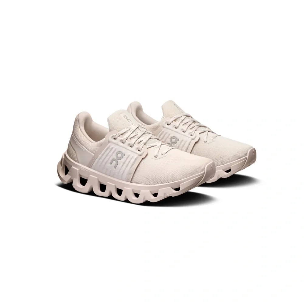 On running Cloudswift 4 AD Sand | Ivory - HypeFly India View 6