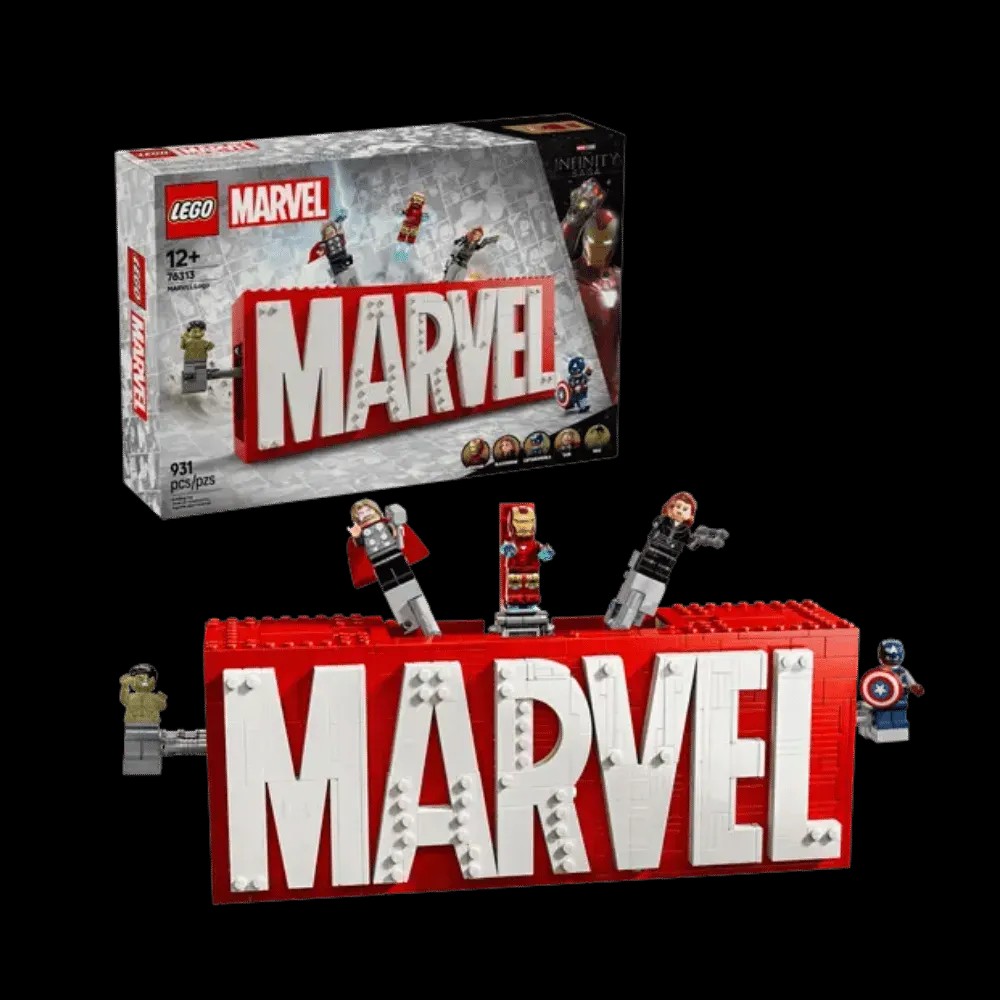 Lego MARVEL Logo & Minifigures - HypeFly India View 1
