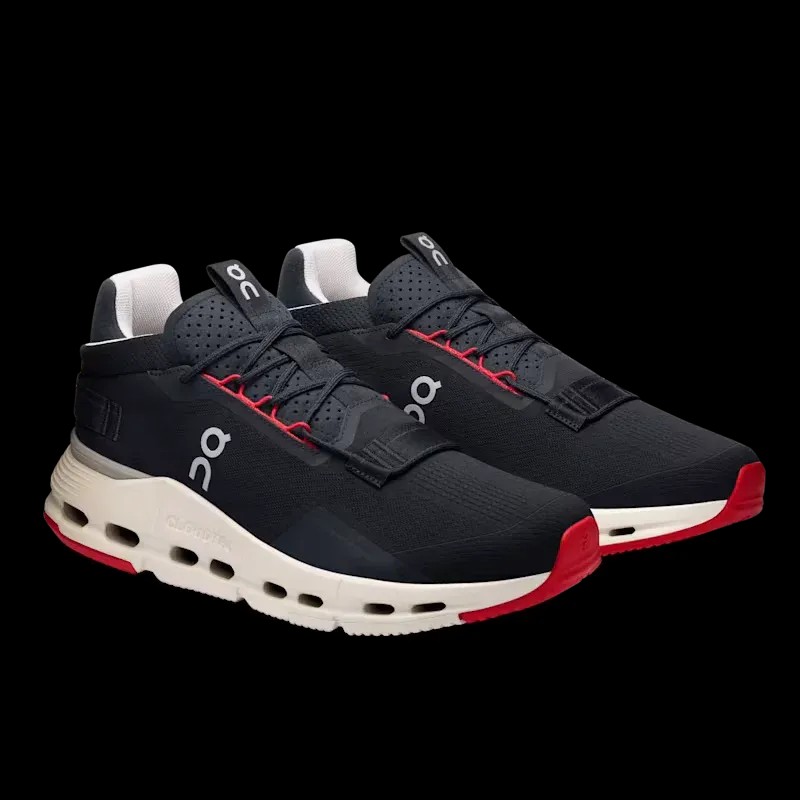 On Running Cloudnova 2 Black Red - HypeFly India View 2