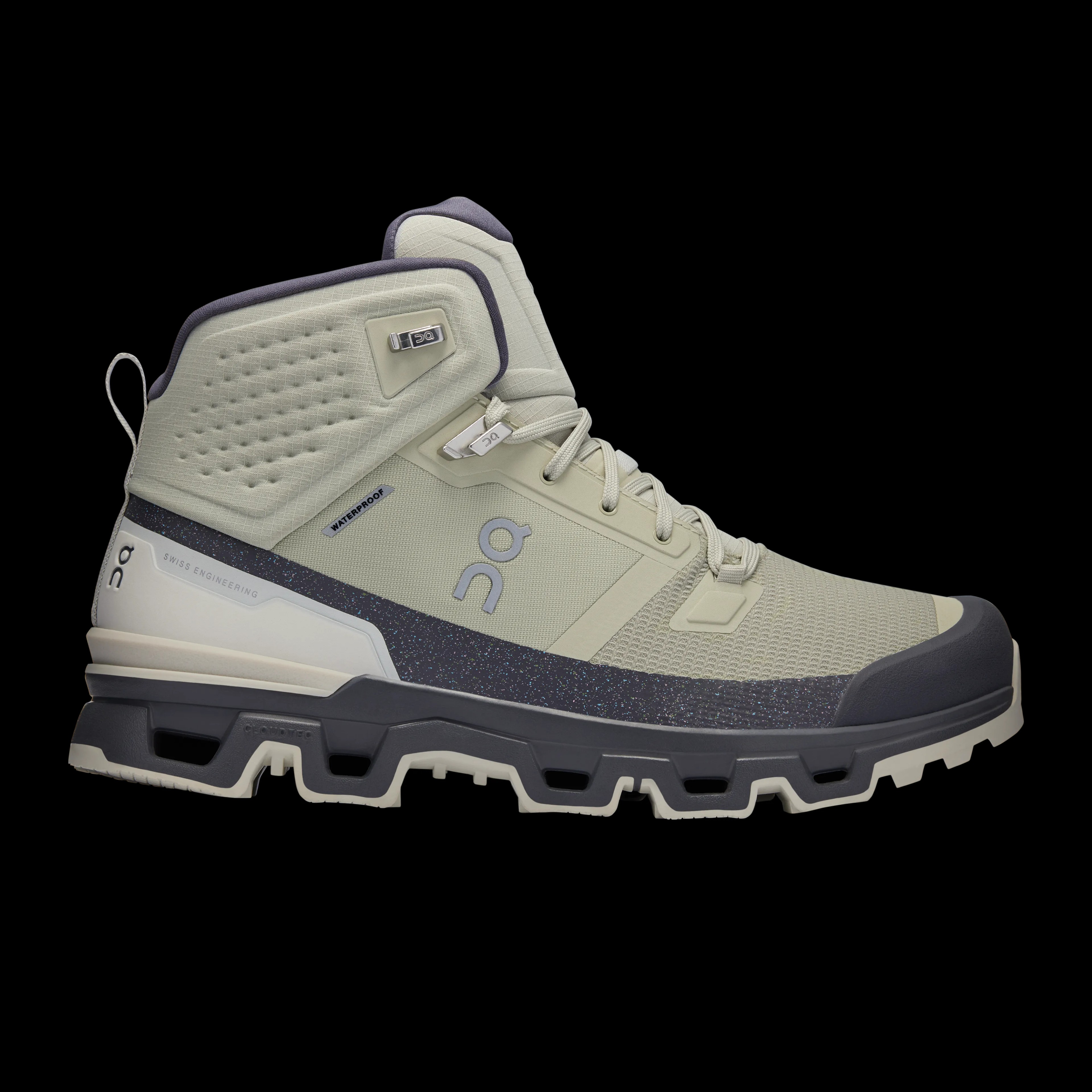 Cloudrock 2 Waterproof Chalk Eclipse On Running - HypeFly India View 1
