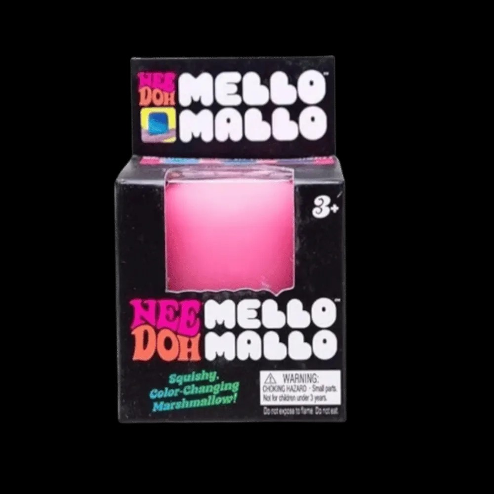 NeeDoh Mello Mallo Squishy Fidget Toy Pink - HypeFly India View 1