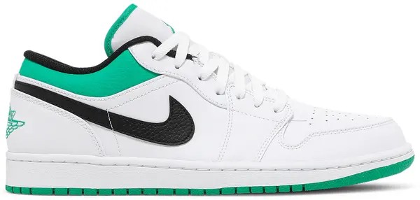 Air Jordan 1 Low 'White Lucky Green' - HypeFly India View 1
