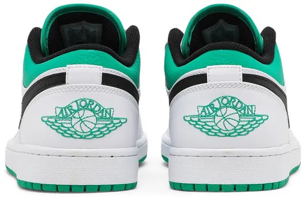 Air Jordan 1 Low 'White Lucky Green' - HypeFly India View 2