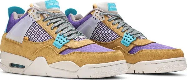 Air Jordan 4 Retro x Union LA 'Desert Moss' - HypeFly India View 2