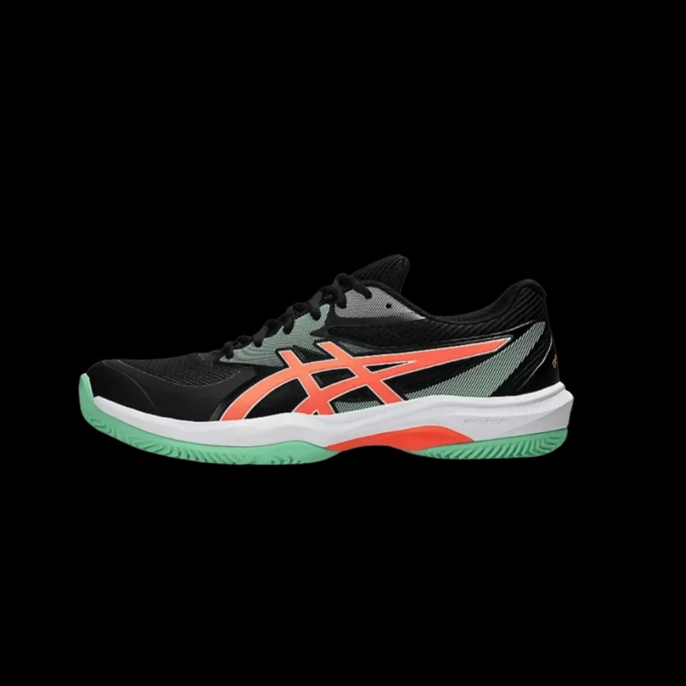 ASICS GAME FF PADEL Black Vivid Coral - HypeFly India View 2