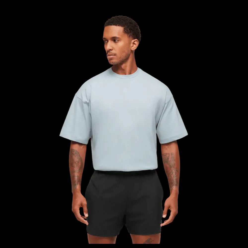 Gymshark GSCC T-Shirt Oversized Fit Smoke Blue - HypeFly India View 4