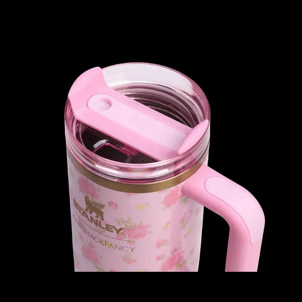 Stanley 1913 x LoveShackFancy Quencher H2.0 Flowstate™ Tumbler Ibiza Sunset - HypeFly India View 2