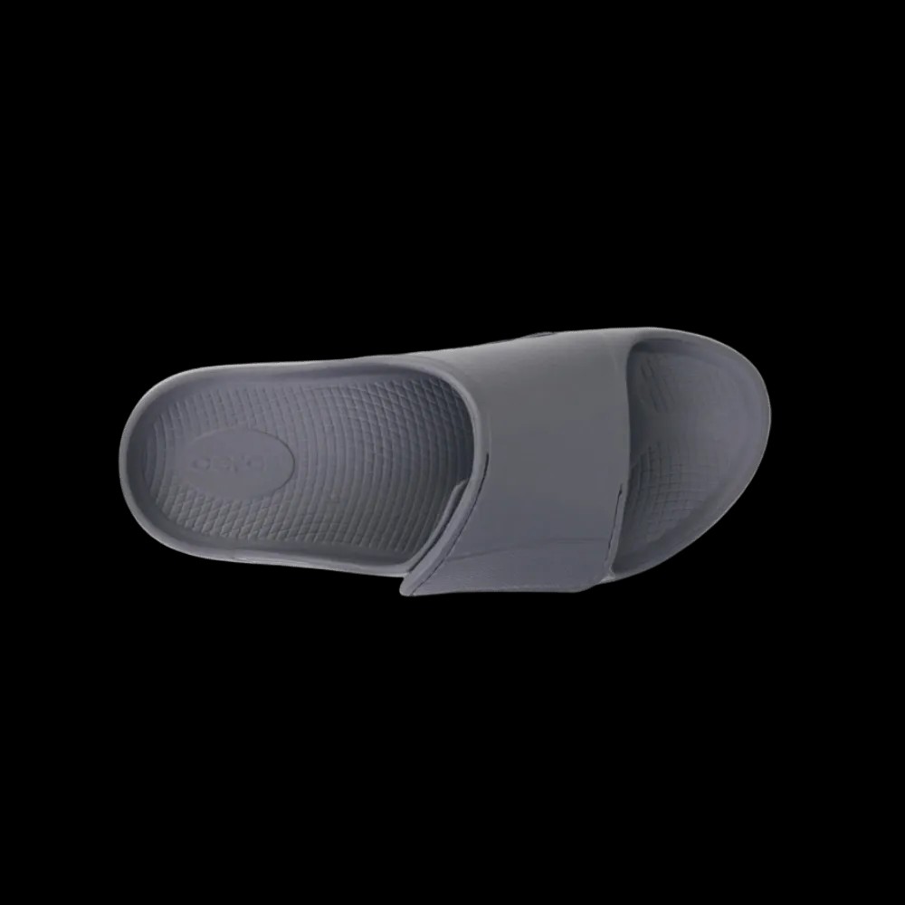 Oofos OOahh Sport Flex Sandal Slate - HypeFly India View 4