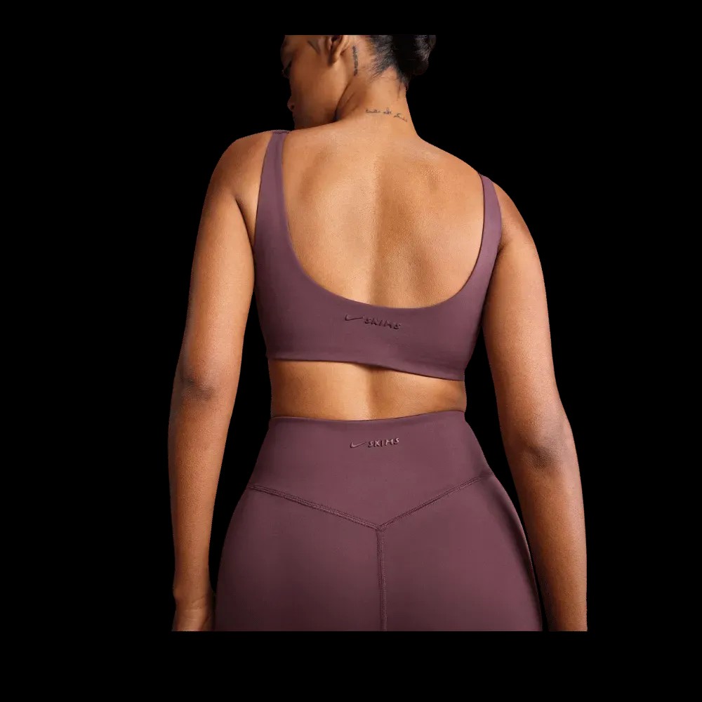 Nike X Skims Women's Scoop-Neck Bra CURRANT - HypeFly India View 5