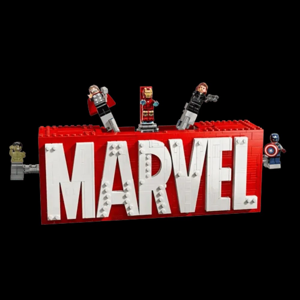 Lego MARVEL Logo & Minifigures - HypeFly India View 3