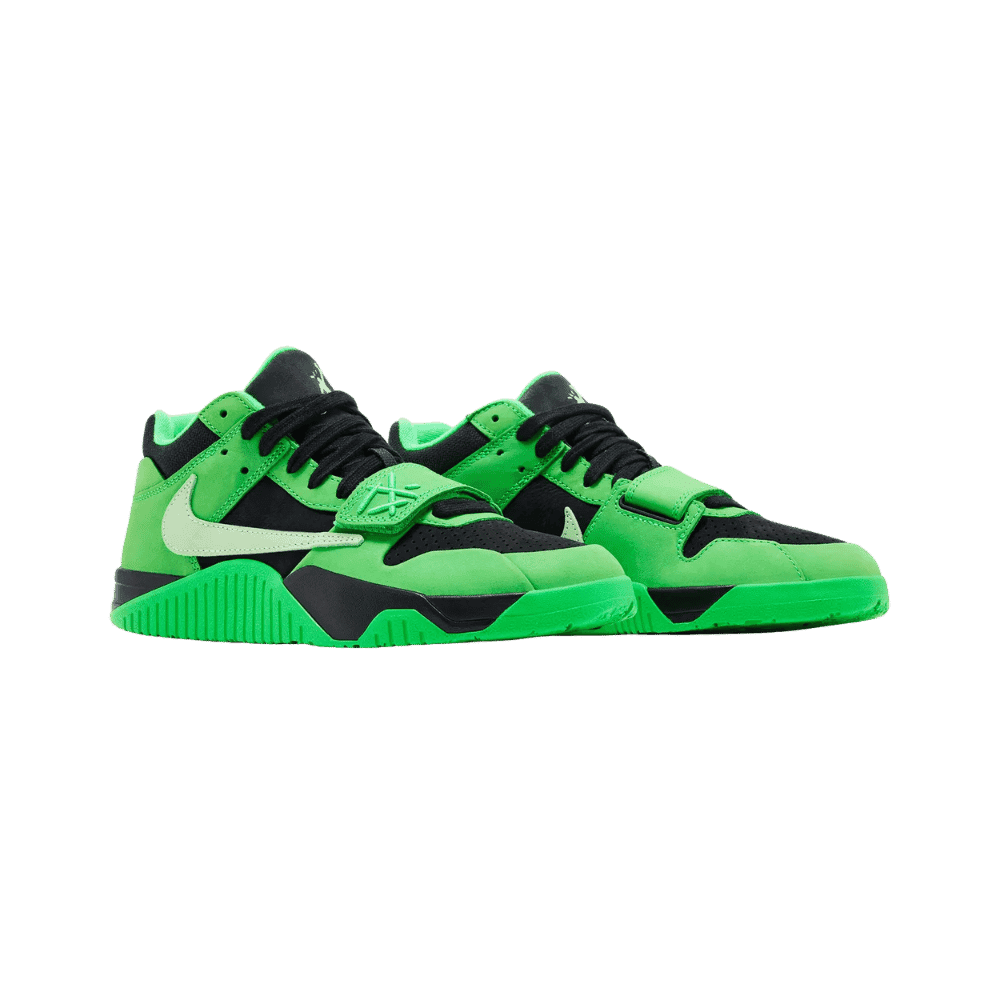 Travis Scott x Air Jordan Jordan Jumpman Jack TR 'Green Spark' - HypeFly India View 2