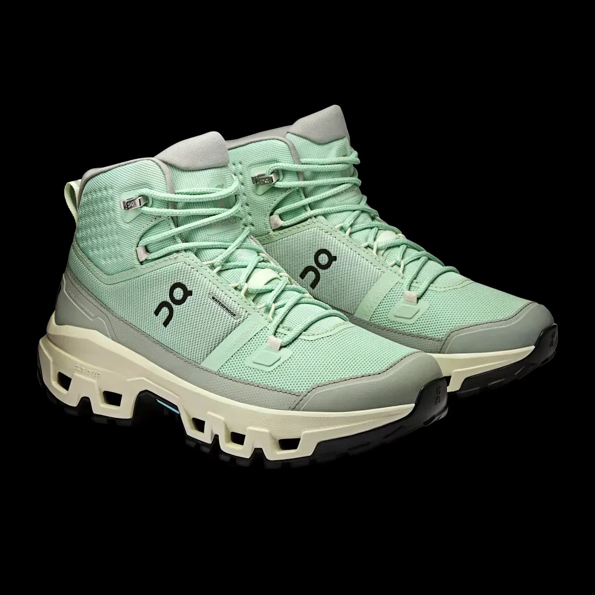 On Running Cloudrock Mid WP Mineral Aloe - HypeFly India View 3